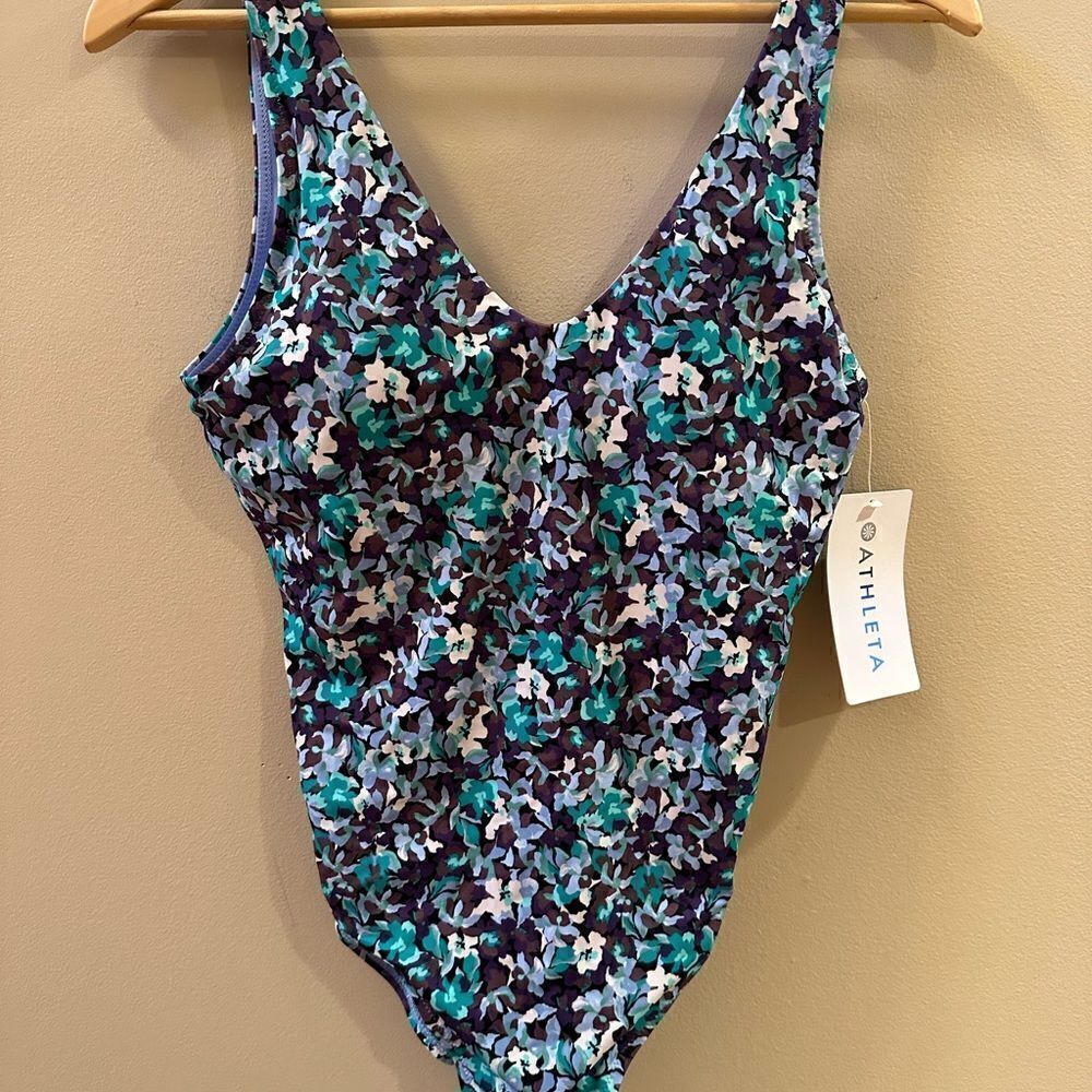 NWT Athleta Seychelles Mallot one piece bathing suit - Picture 4 of 8